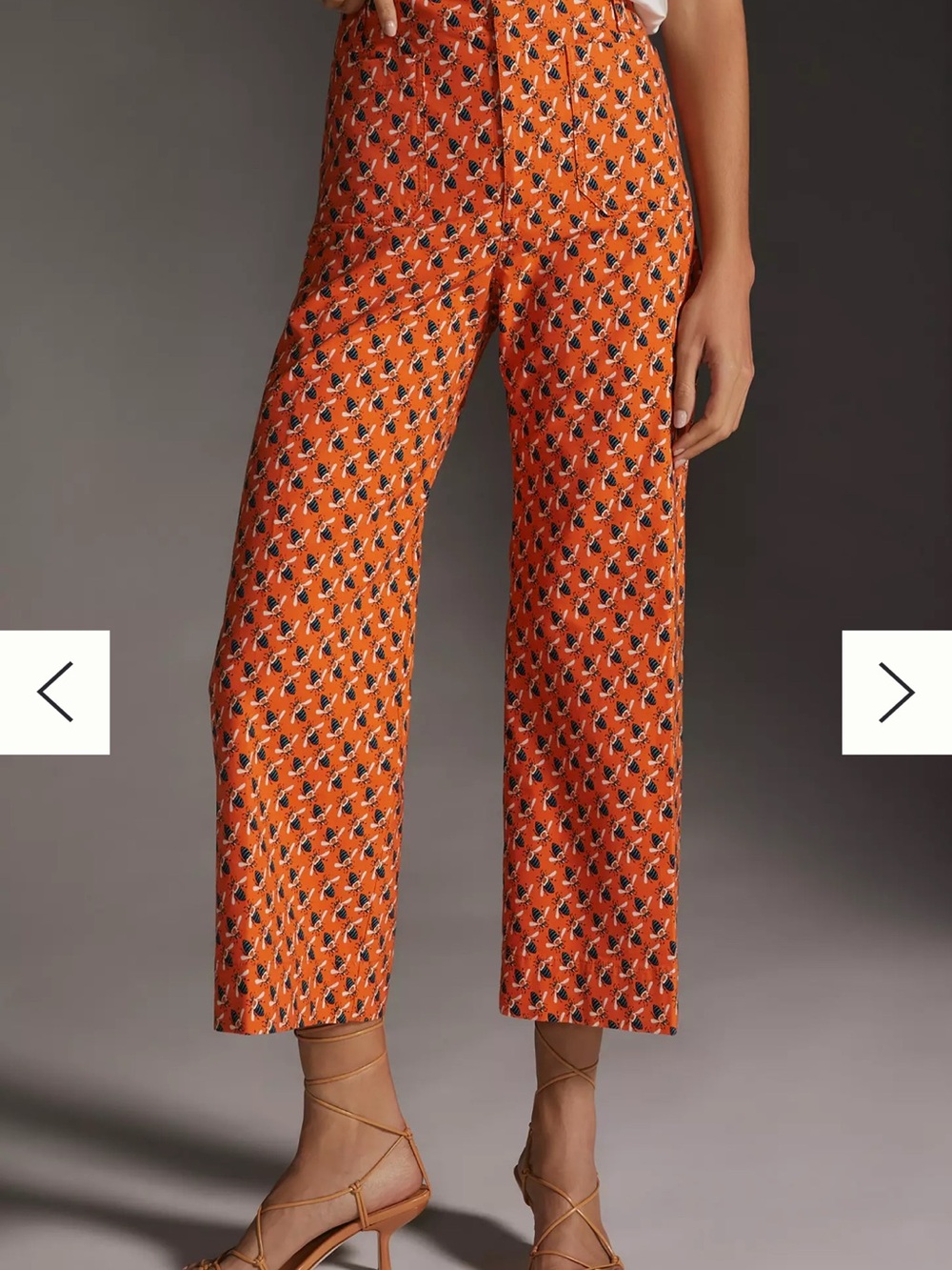Sarah Gordon x Maeve The Colette Wide-Leg Crop Pants Size 2 - Picture 2 of 9